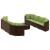 Set canapele de grădină cu perne, 9 piese, maro, poliratan GartenMobel Dekor
