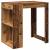 Masă de bar, lemn vechi, 102x70x103,5 cm, lemn prelucrat GartenMobel Dekor