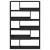 Bibliotecă, negru, 100x33x156,5 cm, lemn prelucrat GartenMobel Dekor