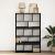 Bibliotecă, negru, 100x33x156,5 cm, lemn prelucrat GartenMobel Dekor