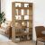 Bibliotecă, stejar artizanal, 100x33x187,5 cm, lemn prelucrat GartenMobel Dekor