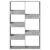 Bibliotecă, gri beton, 100x33x155,5 cm, lemn prelucrat GartenMobel Dekor
