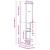 Dulap de farmacie, alb, 30x41x174,5 cm, lemn stratificat GartenMobel Dekor