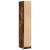 Dulap de farmacie stejar fumuriu, 30x41x174,5cm, lemn prelucrat GartenMobel Dekor