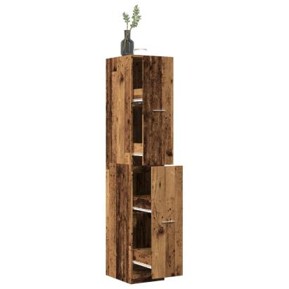 Dulap de farmacie, lemn vechi, 30x41x174,5 cm, lemn prelucrat GartenMobel Dekor