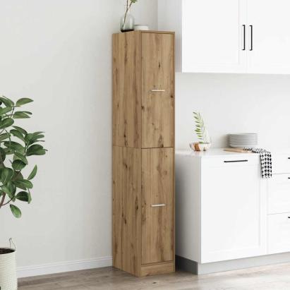 Dulap farmacie, stejar artizanal, 30x41x174,5cm, lemn prelucrat GartenMobel Dekor