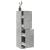 Dulap de farmacie, gri beton, 40x41x144,5 cm, lemn prelucrat GartenMobel Dekor