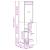 Dulap de farmacie, gri beton, 40x41x174,5 cm, lemn prelucrat GartenMobel Dekor