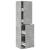 Dulap de farmacie, gri beton, 40x41x174,5 cm, lemn prelucrat GartenMobel Dekor