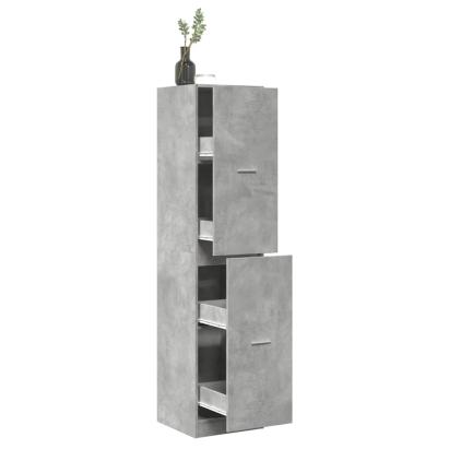 Dulap de farmacie, gri beton, 40x41x174,5 cm, lemn prelucrat GartenMobel Dekor