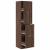 Dulap de farmacie, stejar maro, 40x41x174,5 cm, lemn prelucrat GartenMobel Dekor