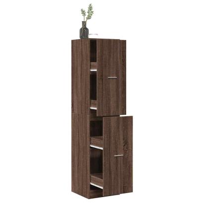 Dulap de farmacie, stejar maro, 40x41x174,5 cm, lemn prelucrat GartenMobel Dekor