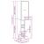 Dulap farmacie, stejar artizanal, 40x41x174,5cm, lemn prelucrat GartenMobel Dekor