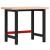 Banc de lucru 100x60x83 cm lemn masiv fag, dreptunghiular GartenMobel Dekor