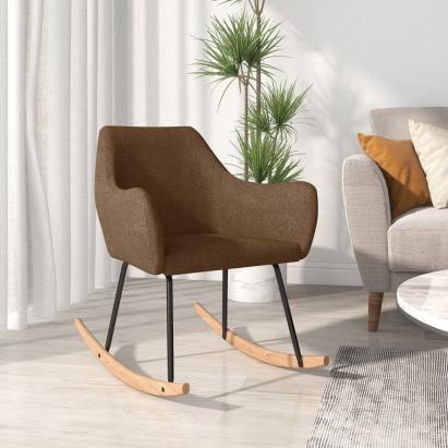 Scaun balansoar, maro, material textil GartenMobel Dekor