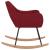 Scaun balansoar, roșu vin, material textil GartenMobel Dekor