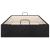 Cadru de pat otoman fără saltea țesătură neagră 80x200 cm GartenMobel Dekor