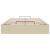 Cadru de pat otoman fără saltea cremă 120x200 cm țesătură GartenMobel Dekor