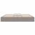 Cadru de pat otoman fără saltea Taupe 160x200 cm Material GartenMobel Dekor