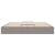Cadru pat otoman fără saltea Taupe 180x200 cm țesătură GartenMobel Dekor