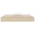 Cadru de pat otoman fără saltea cremă 180x200 cm țesătură GartenMobel Dekor