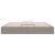 Cadru de pat otoman fără saltea Taup 200x200 cm țesătură GartenMobel Dekor