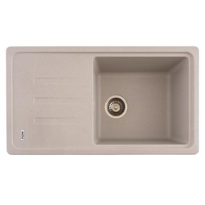 Chiuvetă bucătărie din granit Flow SLIM LONG, 1 cuvă, Avena, 780x435 mm