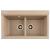 Chiuvetă bucătărie din granit cu 2 cuve Flow Similar Sahara 855x505 mm