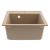 Chiuvetă bucătărie din granit Sahara, 1 cuvă, 460x515 mm, Flow BRICK