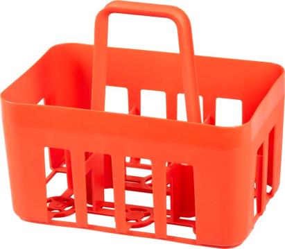 Cos pentru 6 sticle cu maner ICS M32206, suport transport sticle