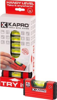 Nivela mini Kapro 246 Handy Level, 100 mm, compactă și ușoară