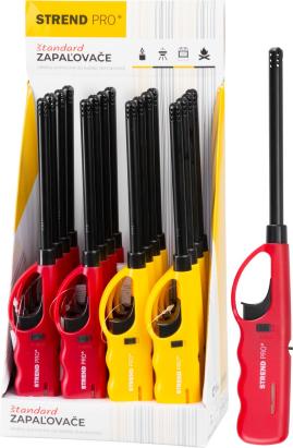 Aprinzător gaz Strend Pro Standard 28 cm, reîncărcabil, 16 buc