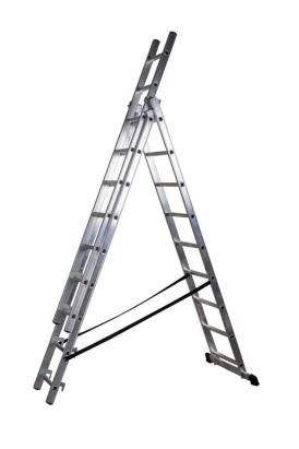 Rebrík Strend Pro DW3 Home, hliníkový, 3x9, max. 150 kg
