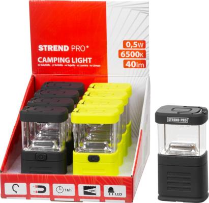 Lampa Strend Pro Camping CL565, 11 LED, 3xAA, kempingové svietidlo, Sellbox 8 ks