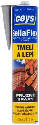 Mastic poliuretanic Ceys SellaFlex gri pentru etansare si lipire, 310 ml