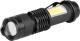 Svietidlo Strend Pro Flashlight NX1040, 3 W, 70+65 lm, s bočným svetlom, Zoom, 1xAA, Sellbox 12 ks