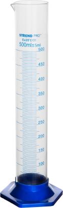 Cilindru gradat din sticlă Strend Pro, 500 ml, pentru măsurarea lichidelor