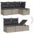 Set canapele de grădină cu perne, 7piese gri deschis poliratan GartenMobel Dekor