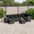 Set mobilier de grădină cu perne, 8 piese, negru, poliratan GartenMobel Dekor
