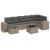 Set canapele de grădină cu perne, 8 piese, gri, poliratan GartenMobel Dekor