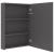 Dulap de baie cu oglindă și LED, gri, 50x13x70 cm GartenMobel Dekor