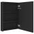 Dulap de baie cu oglindă și LED, negru strălucitor, 50x13x70 cm GartenMobel Dekor