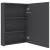 Dulap de baie cu oglindă și LED, gri strălucitor, 50x13x70 cm GartenMobel Dekor