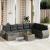 Set canapele de grădină, 9 piese, cu perne, gri, poliratan GartenMobel Dekor