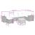 Set mobilier de grădină cu perne, 8 piese, negru, poliratan GartenMobel Dekor