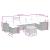 Set canapele de grădină, 8 piese, cu perne, bej, poliratan GartenMobel Dekor