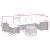 Set canapele de grădină cu perne, 8 piese, gri, poliratan GartenMobel Dekor