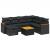 Set mobilier de grădină cu perne, 8 piese, negru, poliratan GartenMobel Dekor