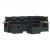 Set canapele de grădină cu perne, 7 piese, negru, poliratan GartenMobel Dekor