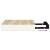 Rafturi perete suspendate 4 buc. alb/stejar 23x23,5x3,8 cm MDF GartenMobel Dekor